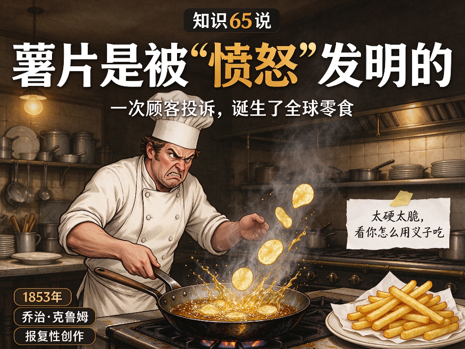 薯片是被“愤怒”发明的
